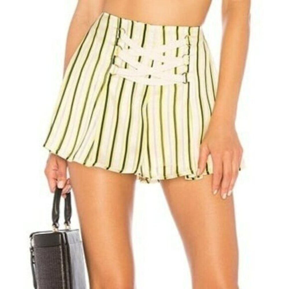 House of Harlow 1960 xREVOLVE Deja Short - Yellow Pop Stripe